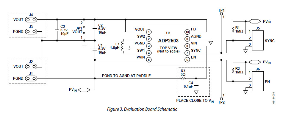 ADP2503-5.0-EVALZ