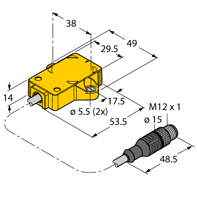 RI360P0-QR14-ELIU5X2-0.3-RS5/S1264